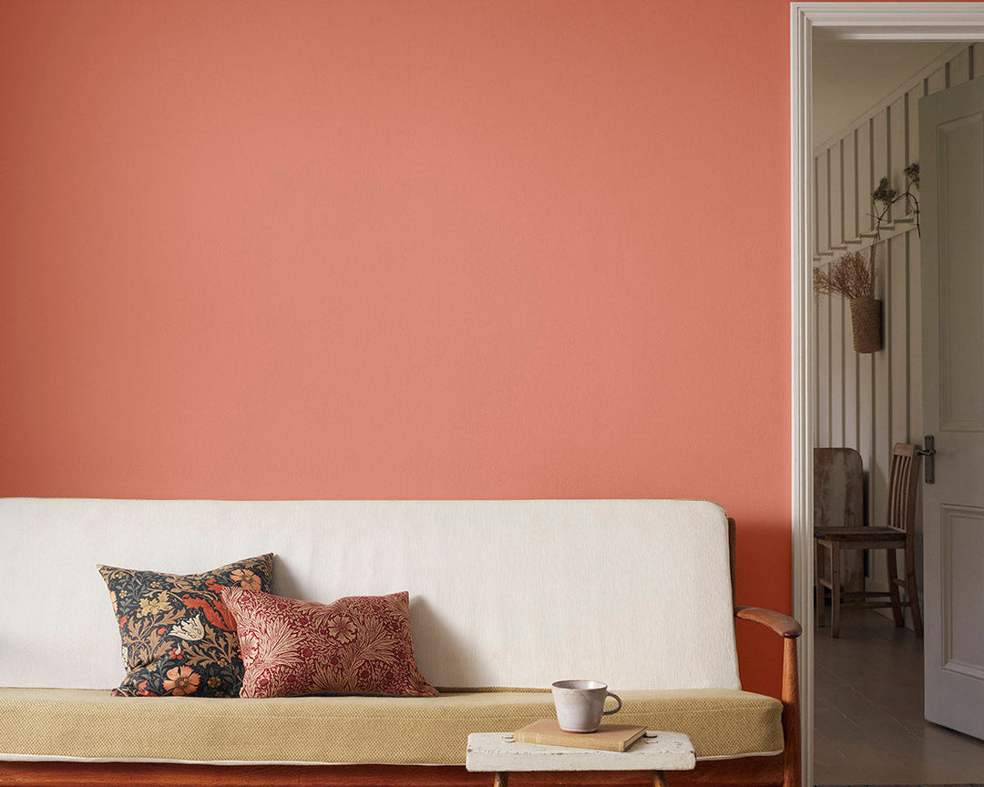 Morris & Co Chrysanthemum Paint in Room