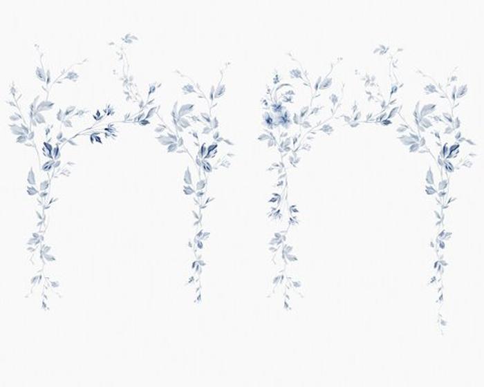 Sandberg Marieberg Blue 647-04 Wallpaper