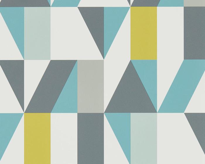 Scion Nuevo Marine/Midnight/Kiwi 111830 Wallpaper