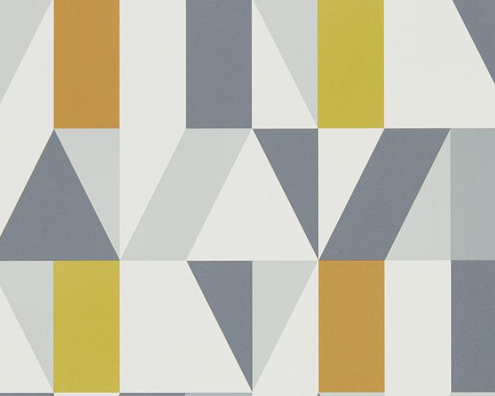 Scion Nuevo Dandelion/Charcoal/Brick 111832 Wallpaper