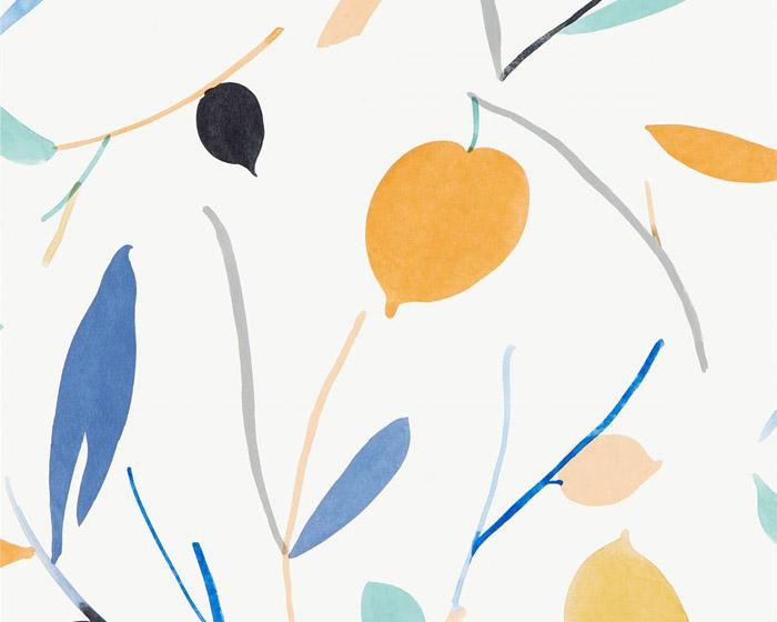 Scion Oxalis Papaya/Honey 111995 Wallpaper