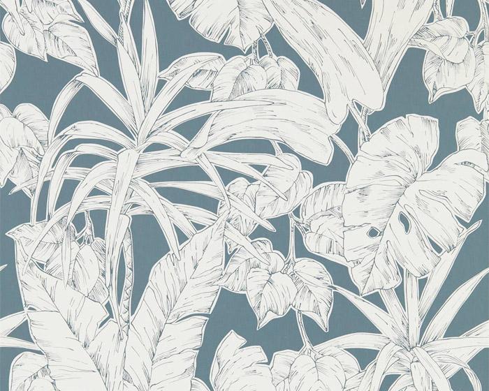 Scion Parlour Palm Charcoal 112023 Wallpaper