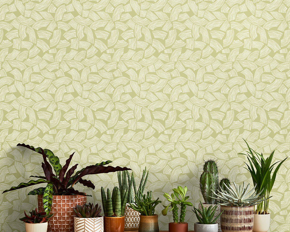 OHPOPSI Elements Wallpaper on a wall