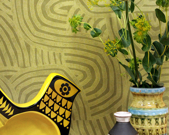 OHPOPSI Venation Wallpaper on a wall