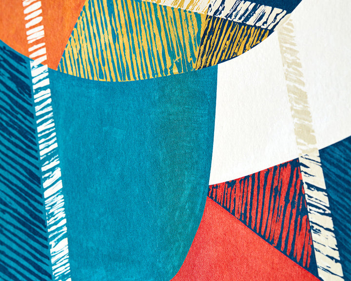 OHPOPSI Abstract Geo Wallpaper close up