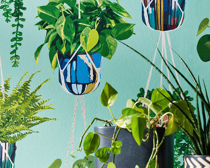 OHPOPSI Houseplant Wallpaper in deatil
