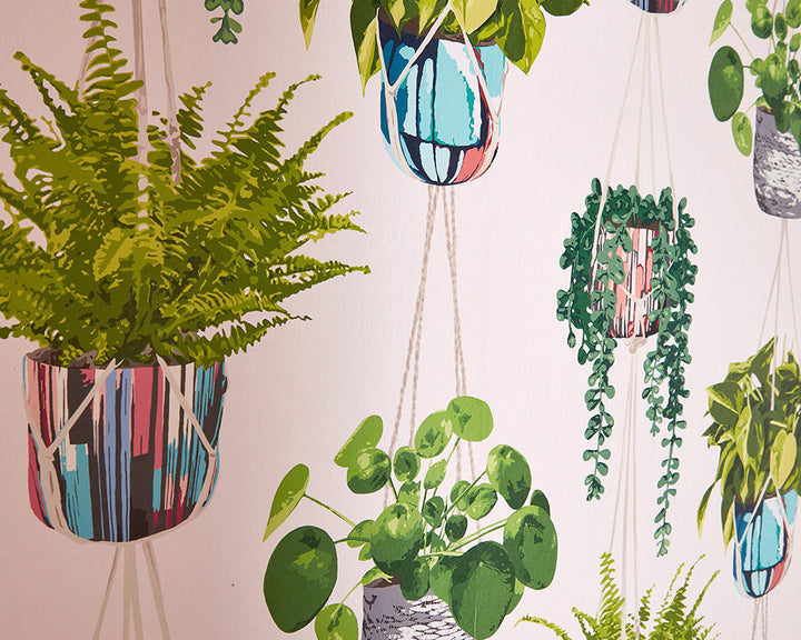 OHPOPSI Houseplant Wallpaper in detail