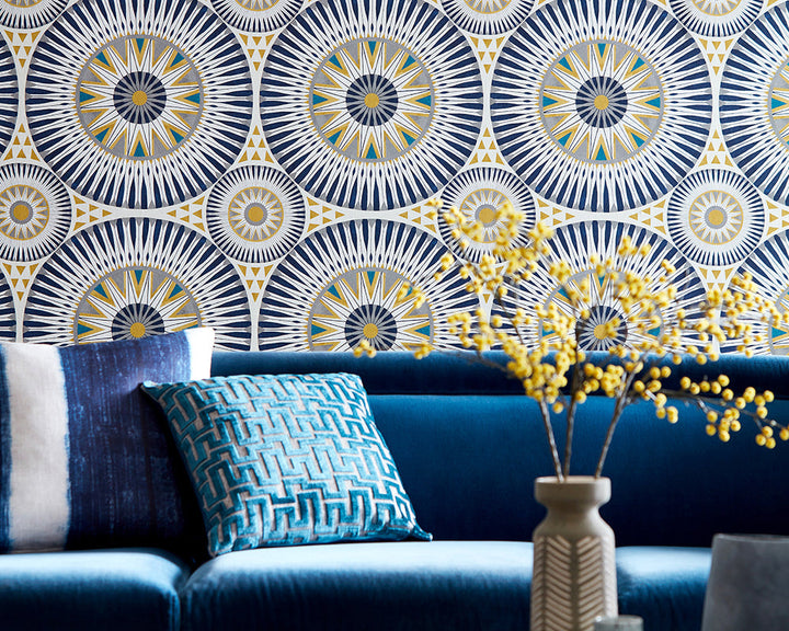OHPOPSI Large Ellipse Wallpaper feature wall