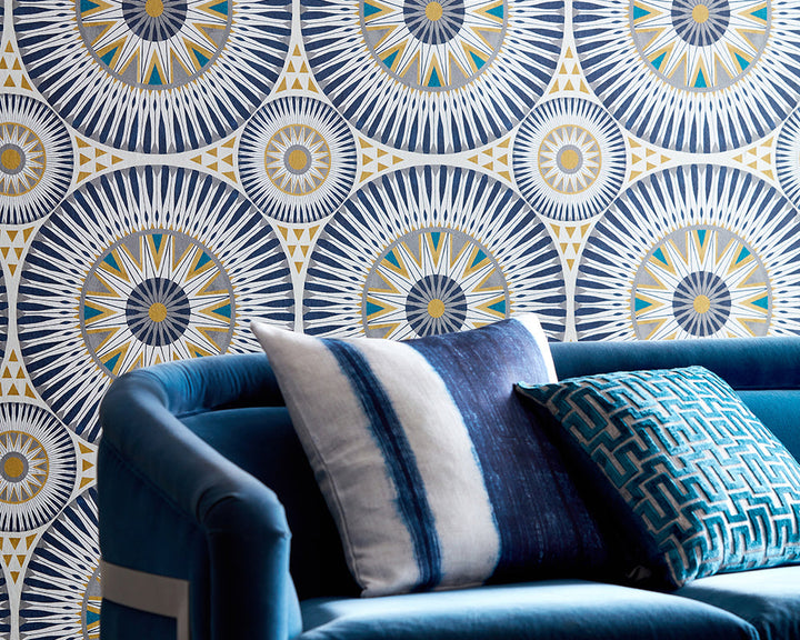 OHPOPSI Large Ellipse Wallpaper on a wall