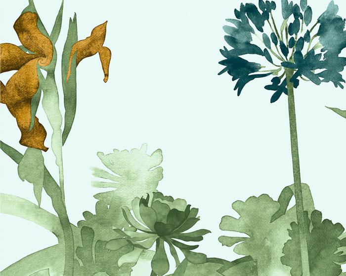 Paint & Paper Library Aloe Walk Glass PPAWGL Wallpaper