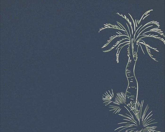 Paint & Paper Library Lighthouse Palm Blue Pearl PPLPBP Wallpaper