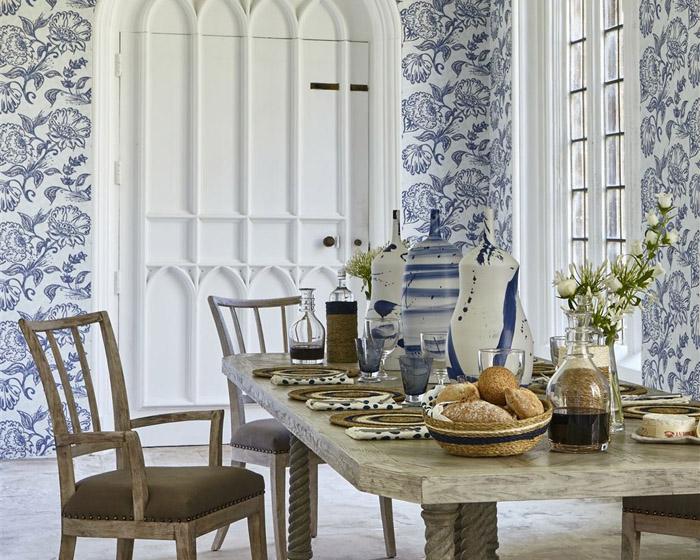 William Yeoward Philippine Denim PWY9001/02 Wallpaper