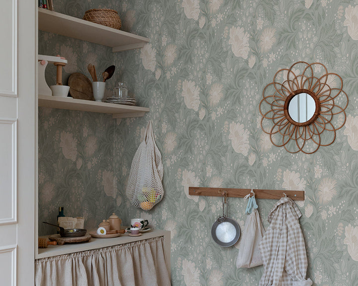 Sandberg Ava Wallpaper in a room