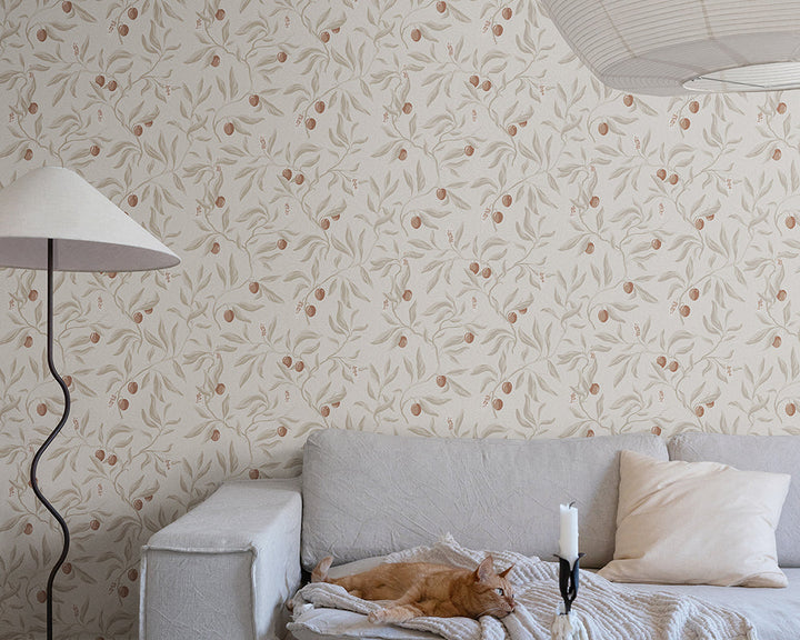 Sandberg Vinnie Wallpaper on a living room wall