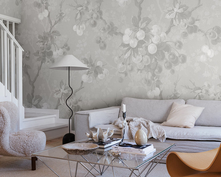 Sandberg Franka Wallpaper on a living room wall