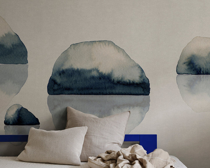 Sandberg Spegel Wallpaper in a living room