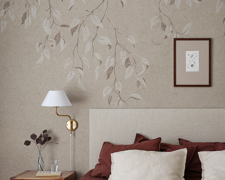 Sandberg Liselund Wallpaper in a bedroom