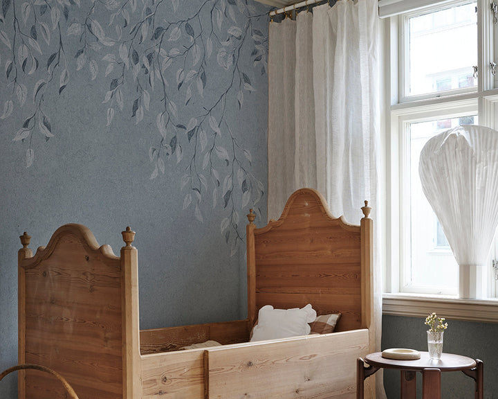 Sandberg Liselund Wallpaper in a bedroom