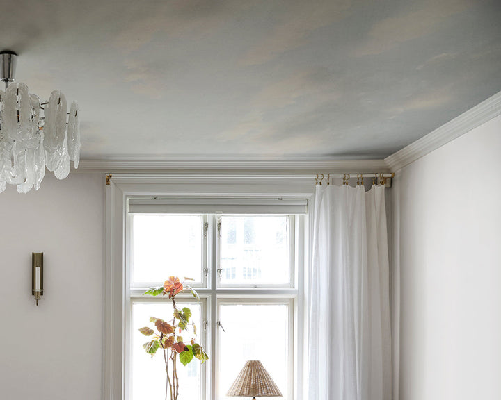 Sandberg Moln Ceiling Wallpaper on a ceiling