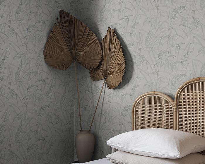 Sandberg Anna Misty Blue S10108 Wallpaper in Room
