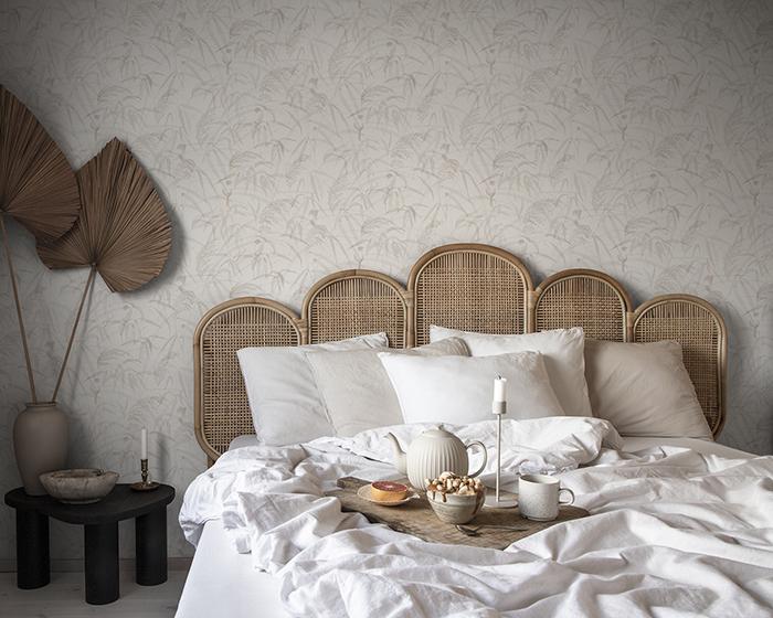 Sandberg Anna Sandstone S10109 Wallpaper in Room