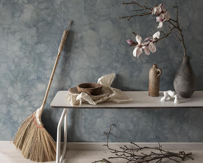 Sandberg Monica Misty Blue S10132 Wallpaper ion Wall