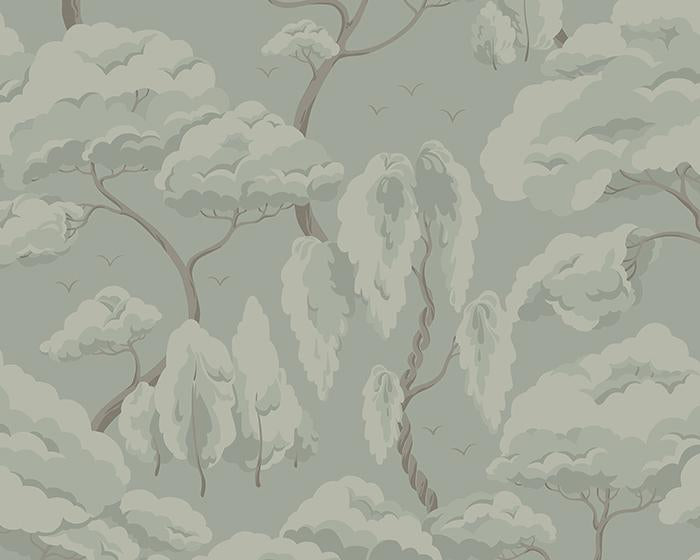 Sandberg Kristoffer Sage Green Wallpaper S10124