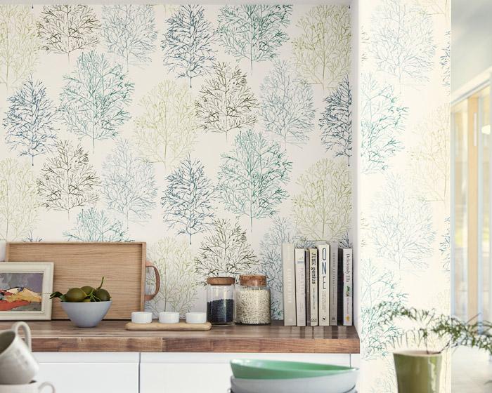 Scion Soetsu Stonewash/Papaya 112001 Wallpaper