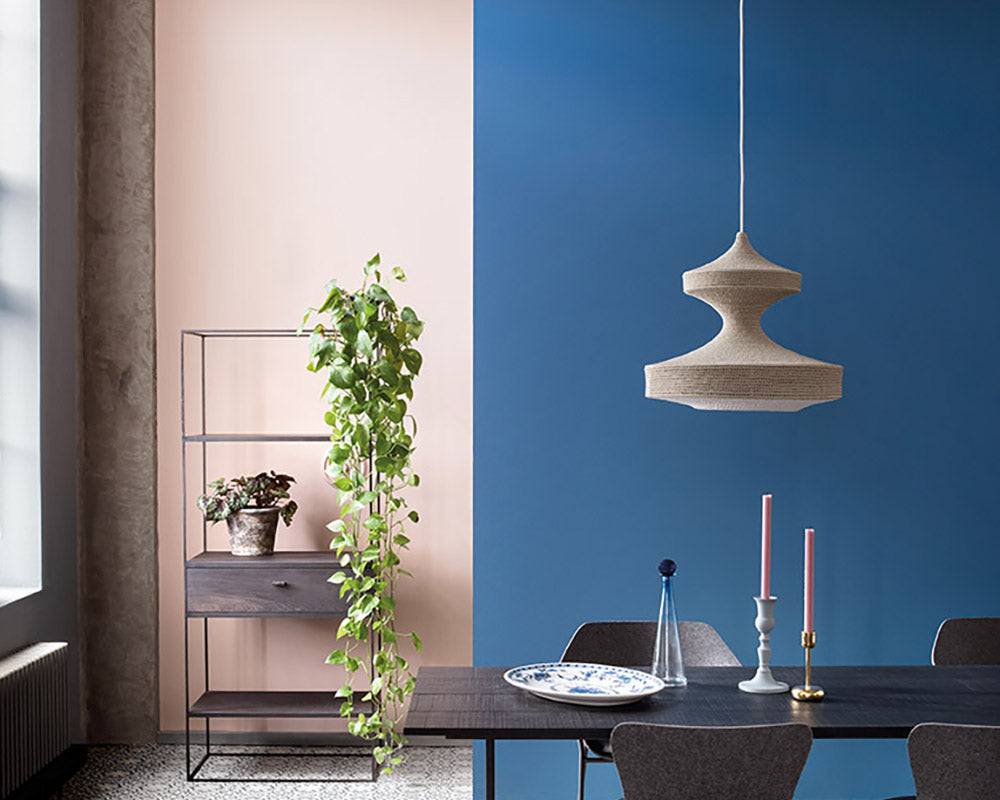 Paint & Paper Library Blue Pearl on walls