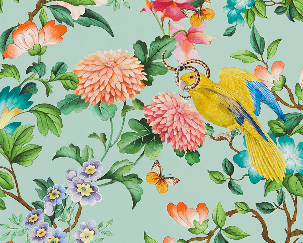 Clarke & Clarke Golden Parrot Wallpaper