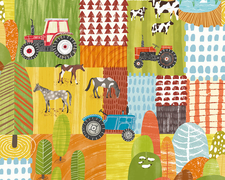 OHPOPSI Down On The Farm Wallpaper