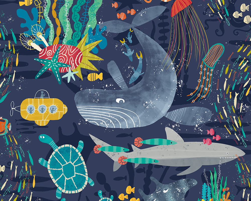 OHPOPSI Beneath The Waves Wallpaper