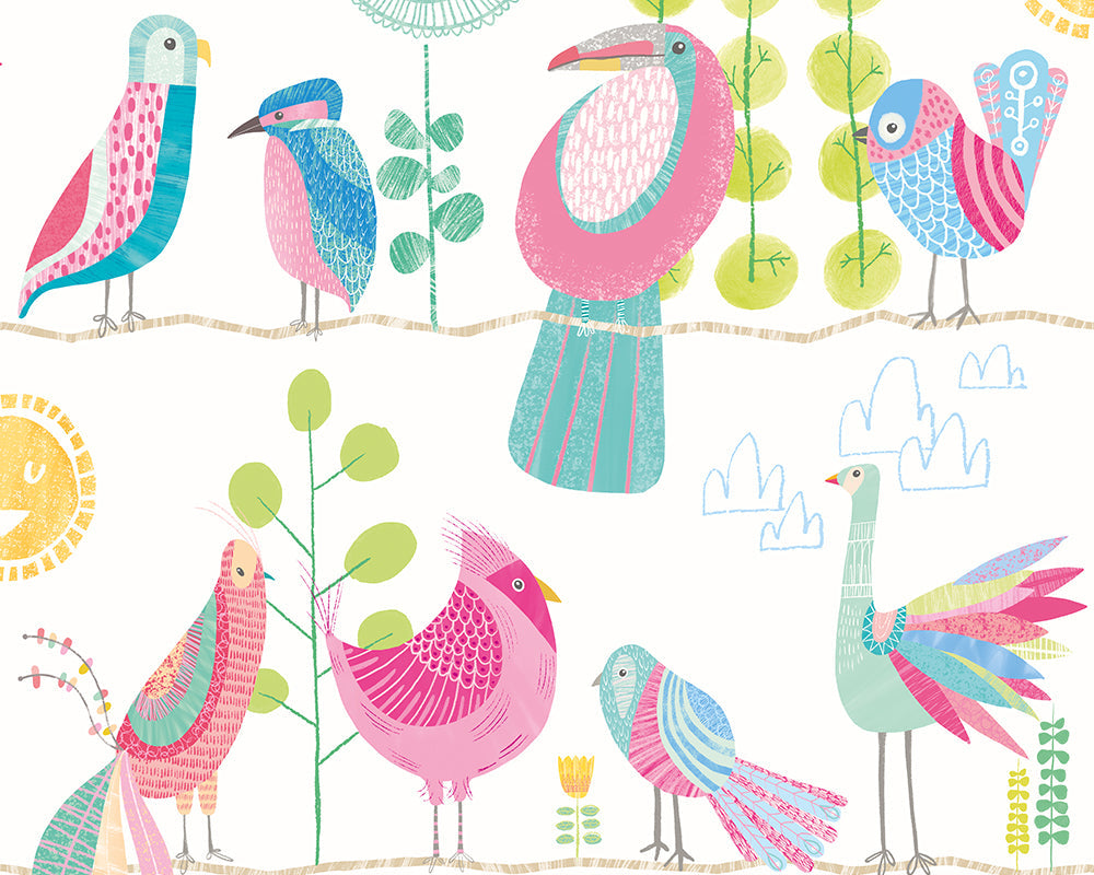 OHPOPSI Feather Fandango Wallpaper