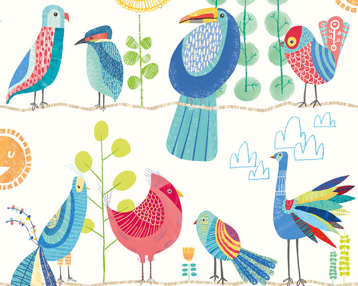 OHPOPSI Feather Fandango Wallpaper
