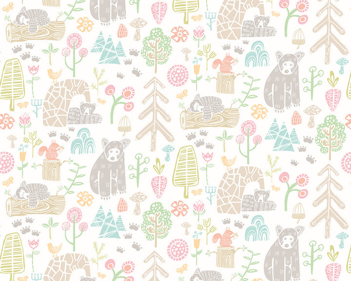OHPOPSI Honeywood Bears Wallpaper