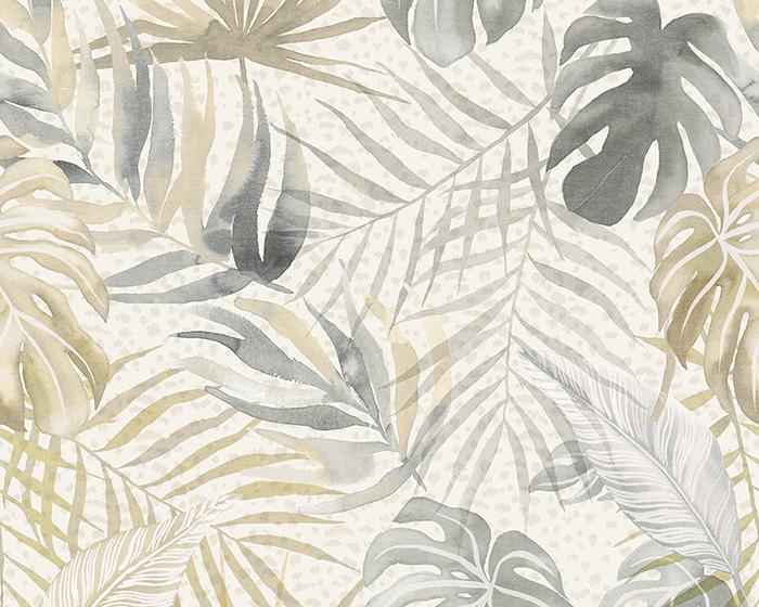 OHPOPSI Tropica Linen/Stone Wallpaper WLD53130W