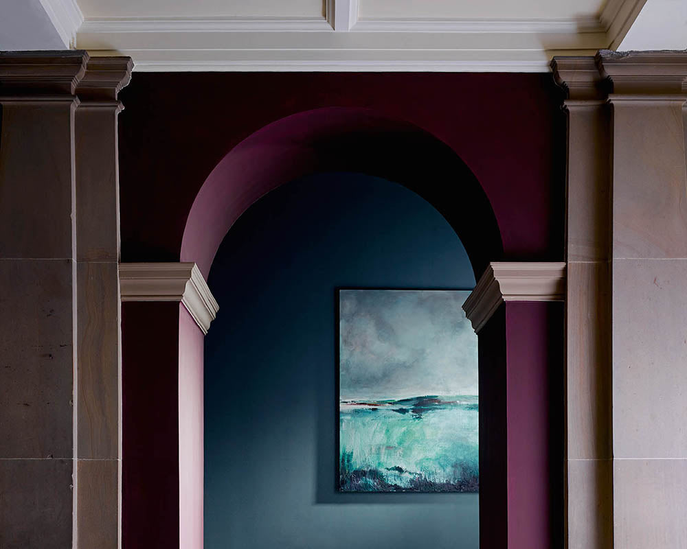 Zoffany Prussian Paint on walls