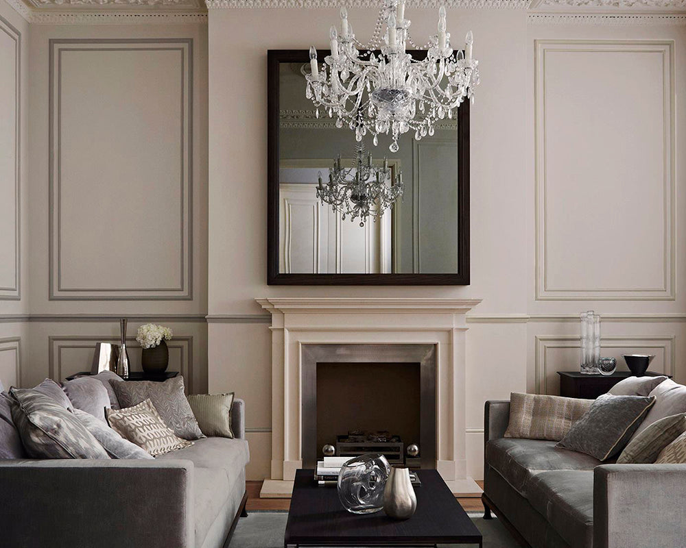 Zoffany Quarter Silver Paint on living room walls