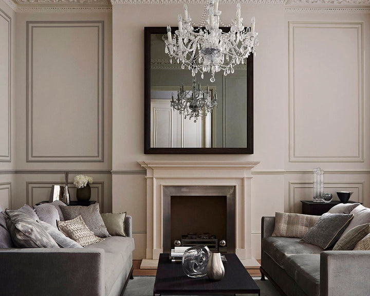 Zoffany Quarter Silver Paint on living room walls