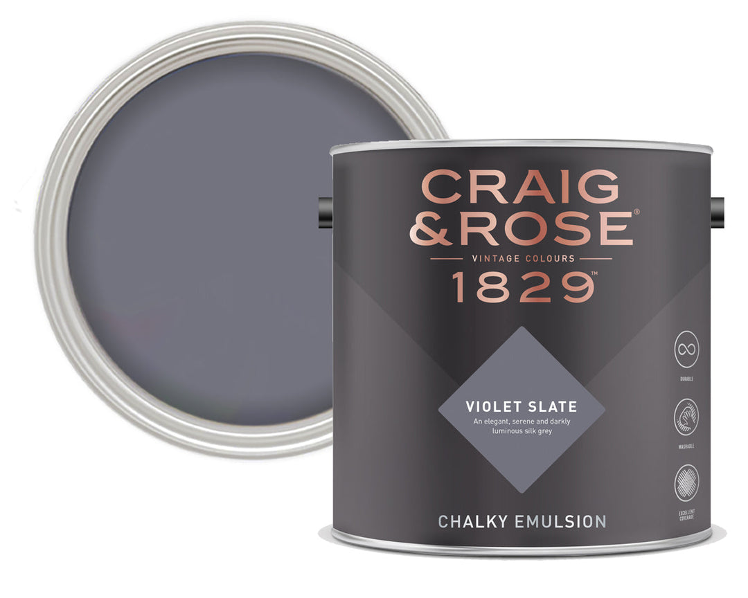 Craig & Rose Violet Slate Paint