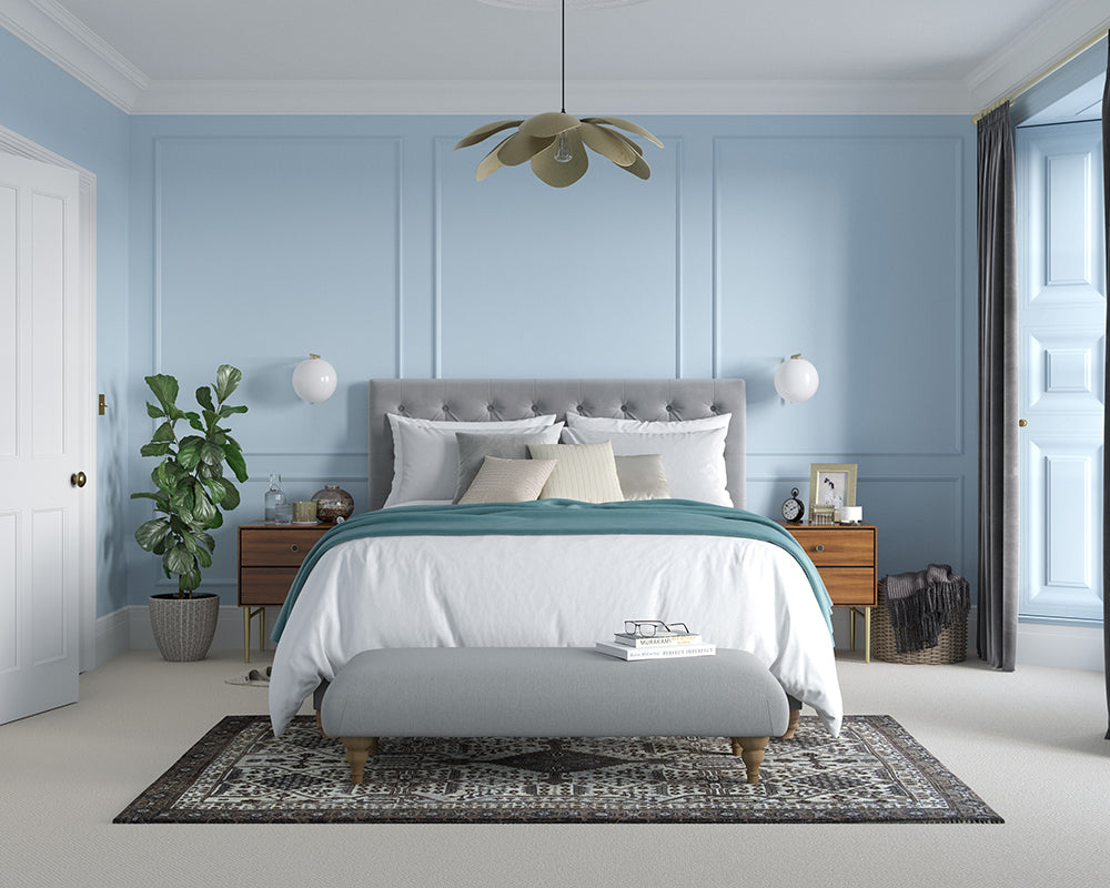 Dulux Heritage Blue Ribbon Bedroom