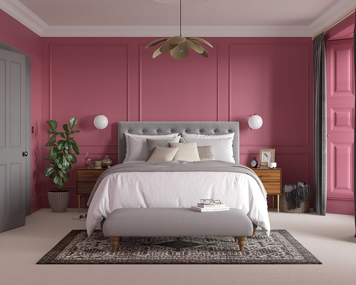 Dulux Heritage Fitzrovia Red Bedroom