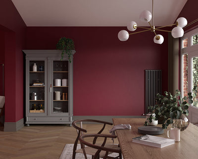 Dulux Heritage Florentine Red Paint in Dining Room