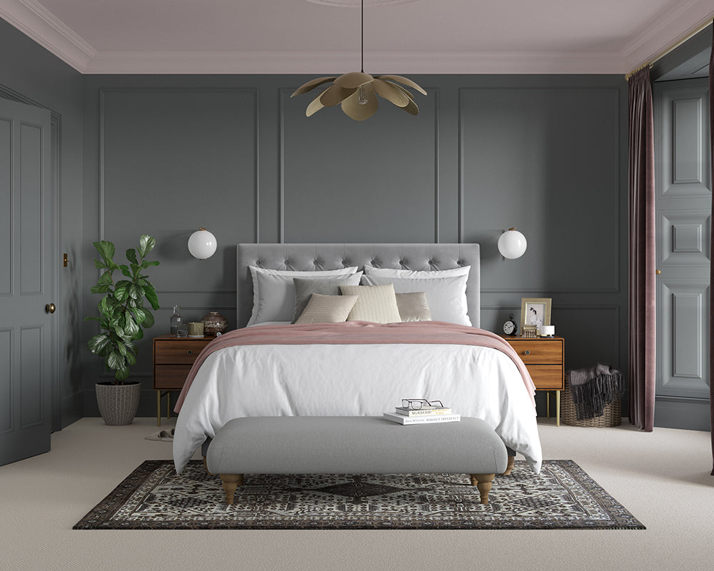 Dulux Heritage Forest Grey Bedroom