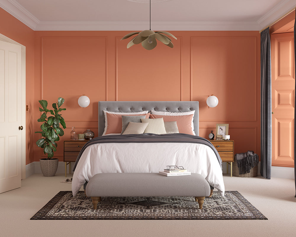Dulux Heritage Inca Orange Bedroom