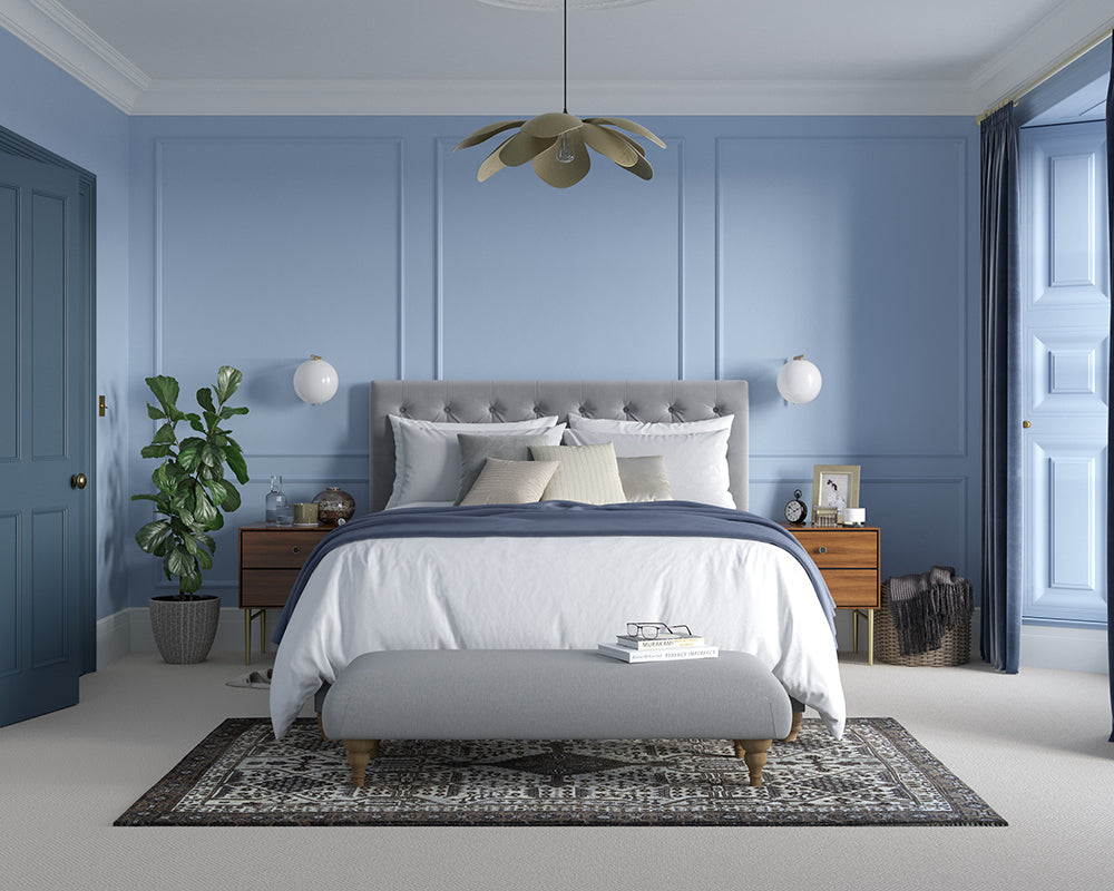 Dulux Heritage Light Cobalt Bedroom