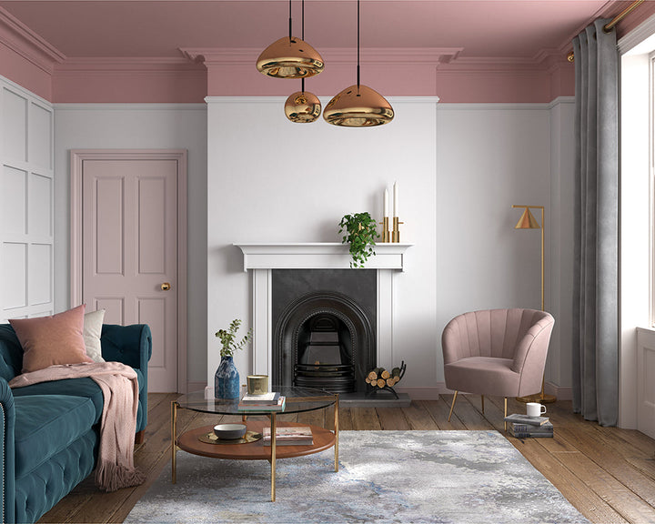 Dulux Heritage Marble White Paint in Living Room
