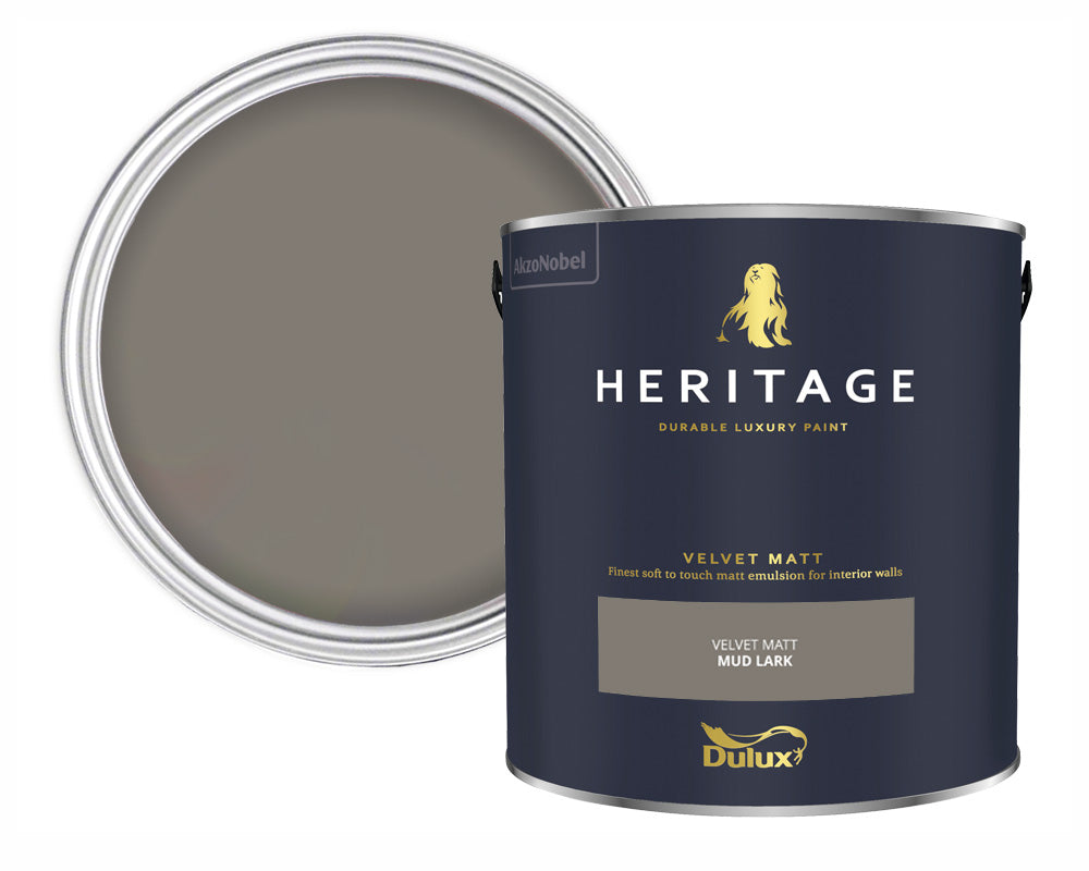 Dulux Heritage Mud Lark Paint Tin