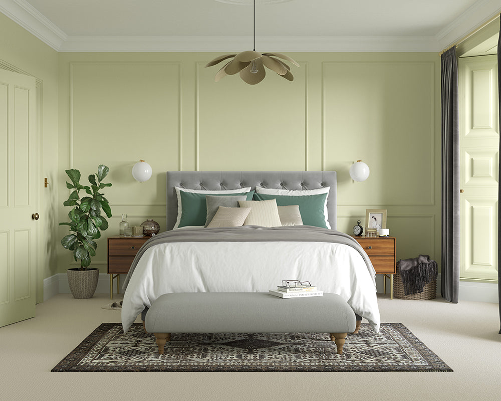 Dulux Heritage Pale Olivine Bedroom
