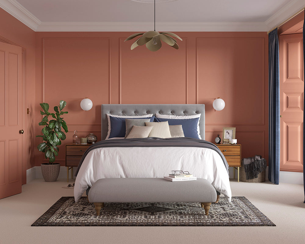 Dulux Heritage Red Sand Bedroom
